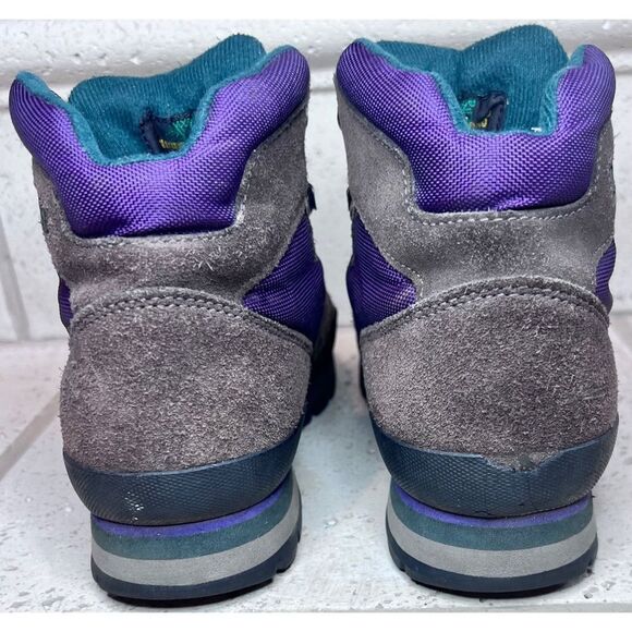 Timberland EUC Purple Brown Suede Hiking Desert Ankle Boots Size 7 - Picture 4 of 14